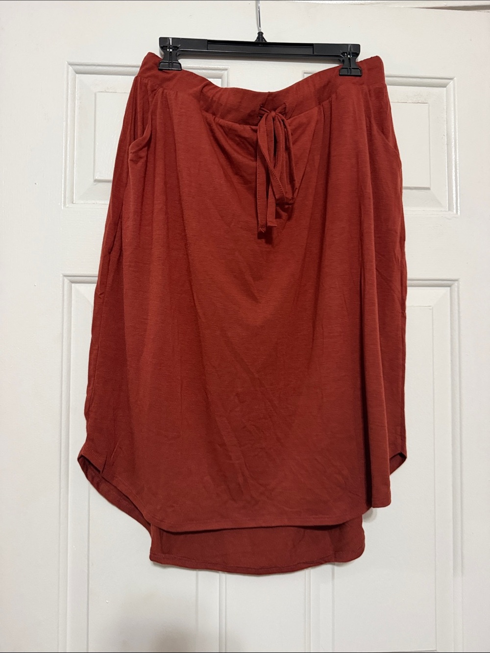 Zenana Rust  Drawstring Women's Skirt